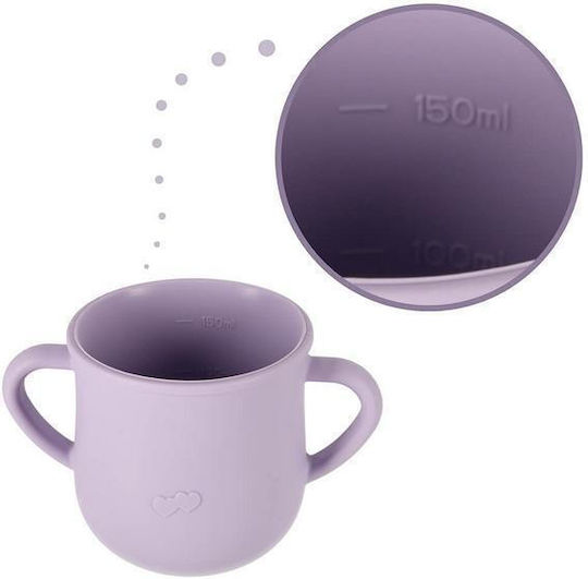 Hola Toys Feeding Set Crab made of Silicone Purple 6pcs