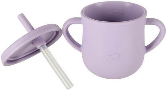 Hola Toys Feeding Set Crab made of Silicone Purple 6pcs
