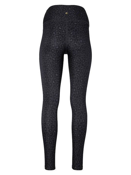 Women's Long Training Legging High Waisted Black