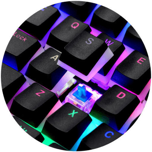 Preyon Blitz Claw Gaming Μηχανικό Πληκτρολόγιο Tenkeyless με Gateron Blue διακόπτες και RGB φωτισμό (Αγγλικό US)