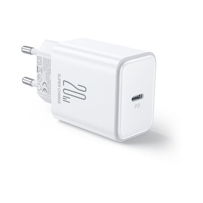 Joyroom Încărcător Fără Cablu cu Port USB-C 20W Livrarea energiei Albς (JR-TCF06)