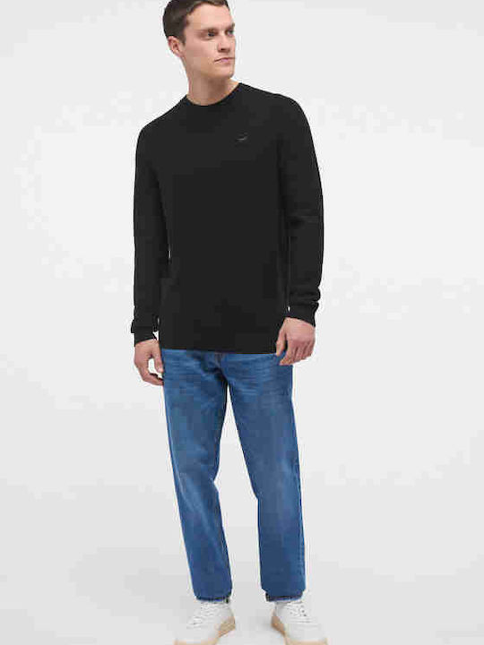 Mustang Men's Long Sleeve Sweater Black