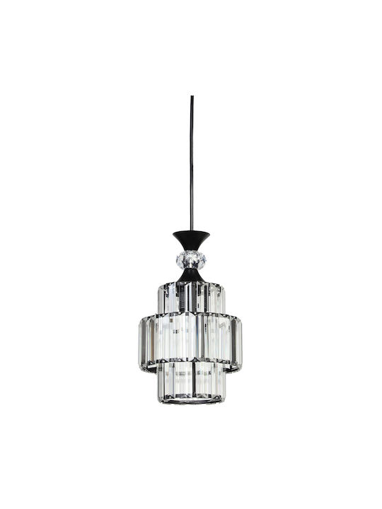 Keskor Pendant Light Black with Socket E27 16x26cm