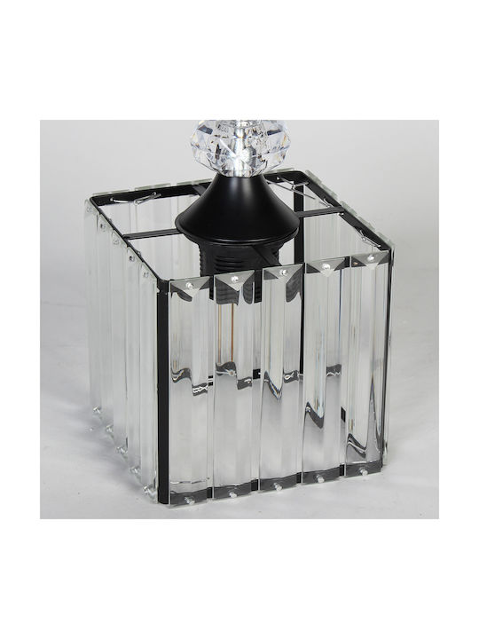 Keskor Pendant Light Black with Socket E27 13x13x20cm