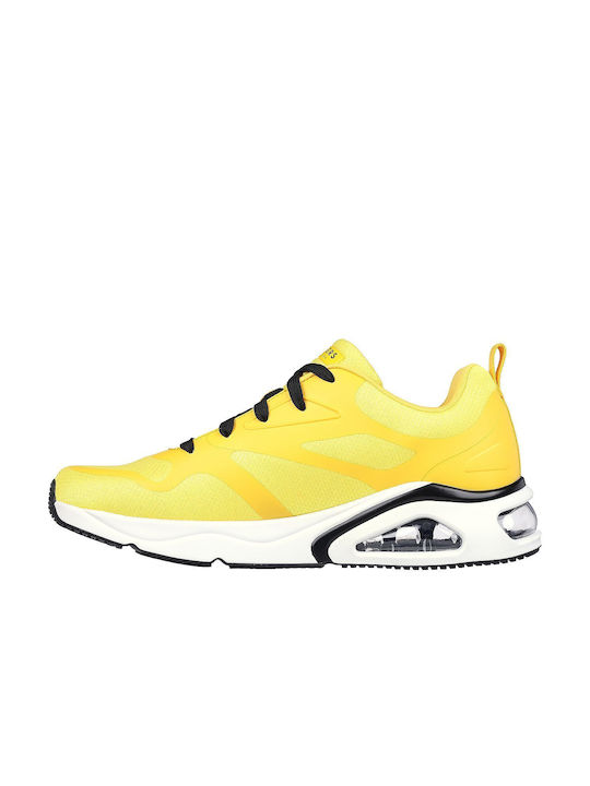 Skechers Tres-air Uno Revolution-airy Ανδρικά Sneakers Yellow