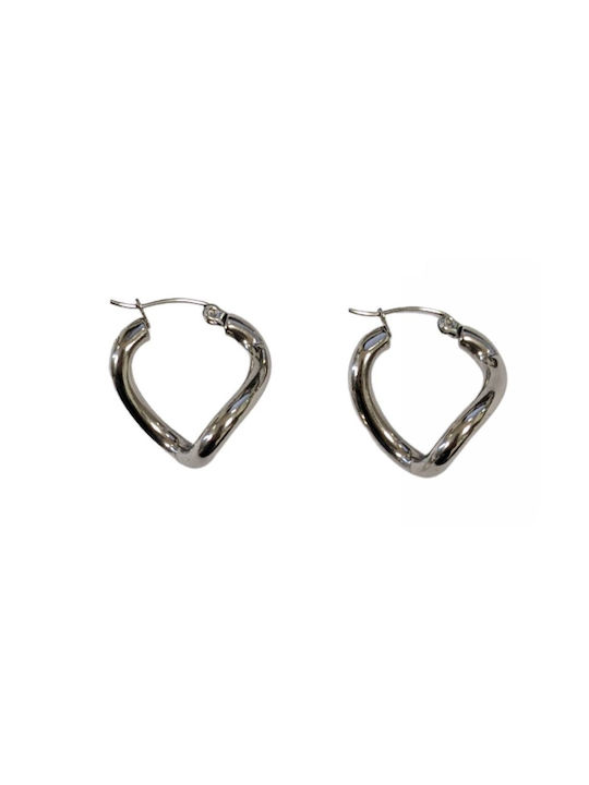 Tatu Moyo Earrings Hoops made of Steel