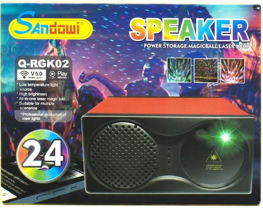 Andowl Q-rgk02 Ηχείο Bluetooth Κόκκινο