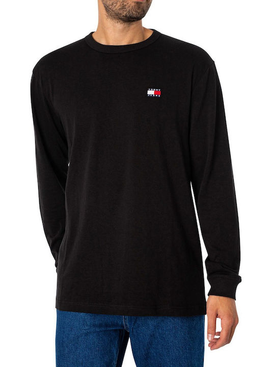 Tommy Hilfiger Herren Langarmshirt Black.