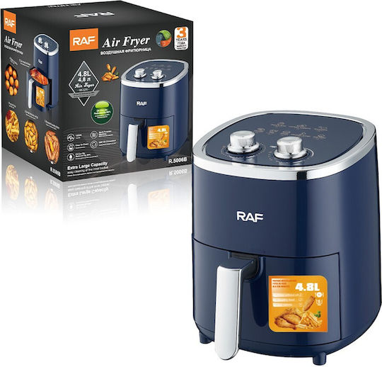 Raf R-5006B Air Fryer 4.8lt Μπλε