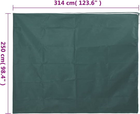 vidaXL 364890 Frostschutzdeckel 70gr/m² 3.14x2.5m Grüne