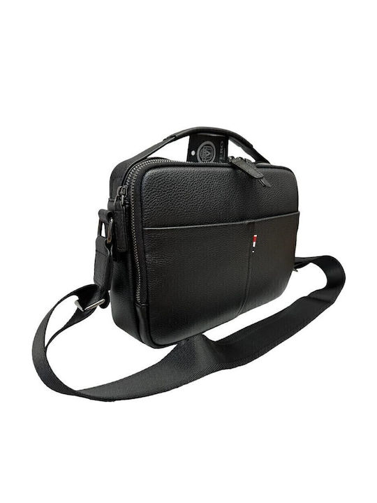 Leather Men's Bag Shoulder / Crossbody Black