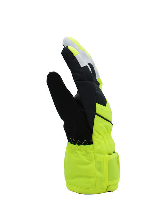 Brims and Trims Kids Ski & Snowboard Gloves Yellow