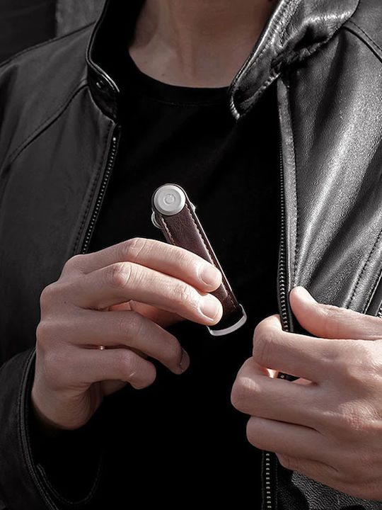 Orbitkey Κλειδοθήκη Δερμάτινη Καφέ