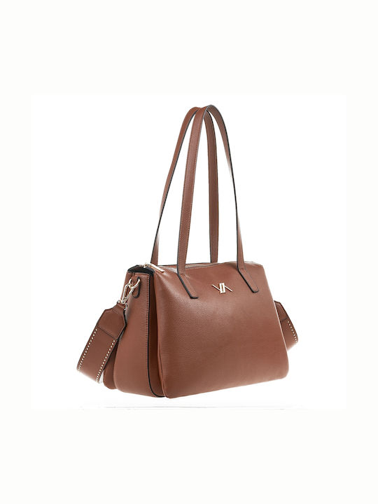 Verde Women's Bag Shoulder Tabac Brown