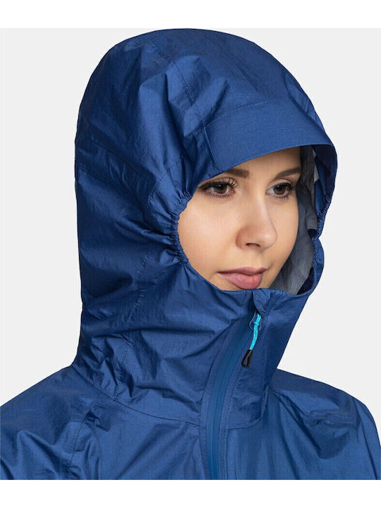 Kurz Damen Puffer Jacke Wasserdicht und Winddicht Dark Blue