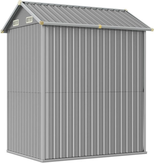 Metallic Garden Warehouse Galvanized with Air Vents L1.92xW1.525xH2.37m