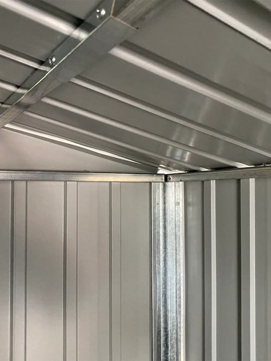 Metallische Gartenhaus Galvanisiert mit Lüftungsschlitzen M1.92xB1.525xH2.37m