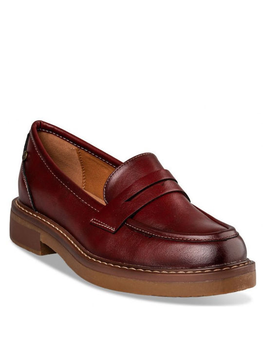 Envie Shoes Moccasini pentru femei în culoarea Burgundy