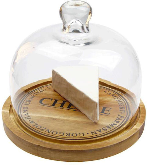 Hit Cheese Dish Wooden Transparent