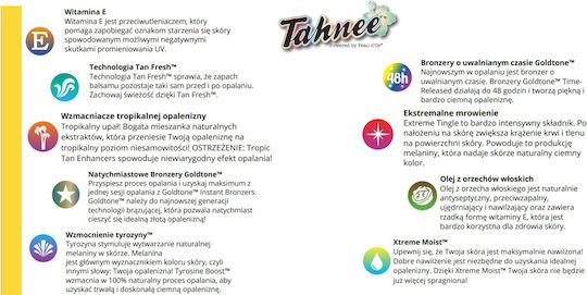 Tahnee Tingle Solarium Body Cream Dark 100ml