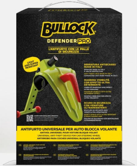 Bullock Defender Anti-theft Car Steering Wheel Lock