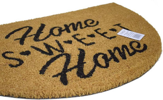 Πατάκι Εισόδου Ημικυκλικό Sweet Home Καφέ 40x70εκ. 4100026 Καφέ