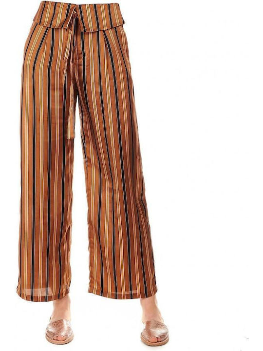 Scotch & Soda Women's Fabric Trousers Orange