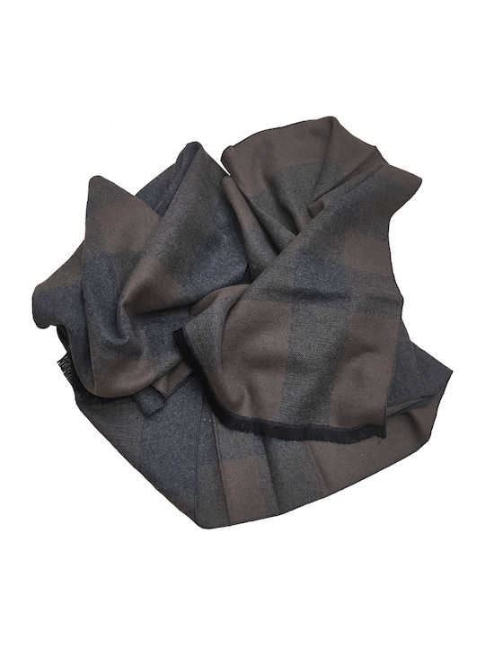 Men's Wool Scarf Gray