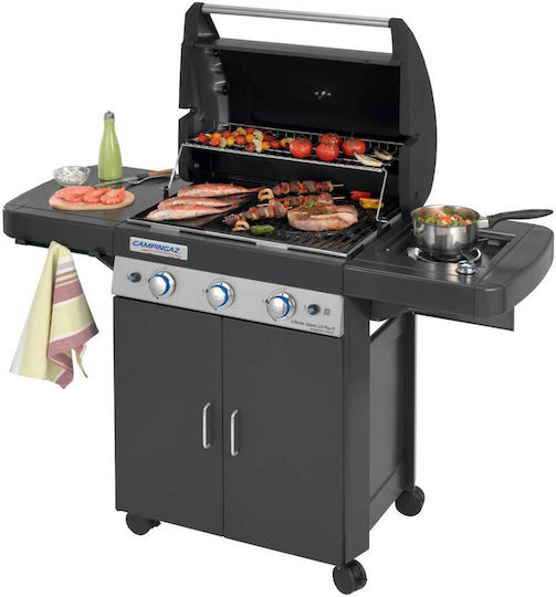 Campingaz Series Classic Gasgrill Rost 61cmx45cmcm mit 3 cm 9.6kW und Seitenbrenner