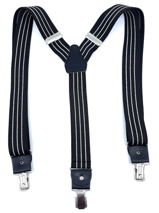 Legend Accessories Тиранти Отпечатани Black/White