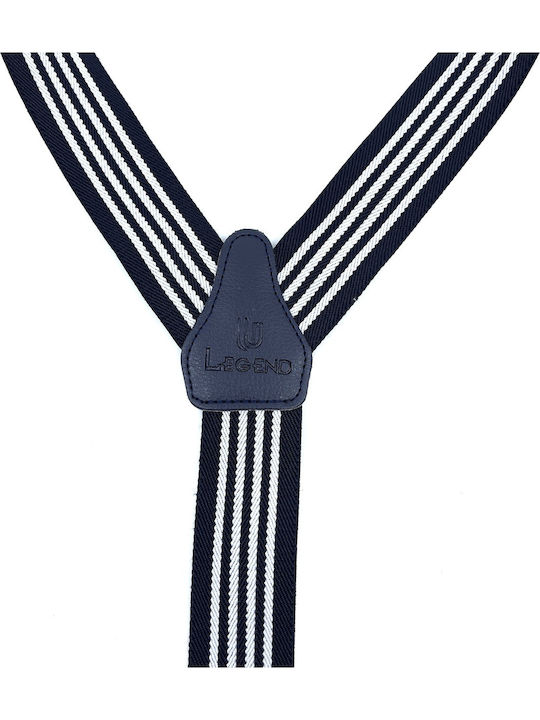 Legend Accessories Тиранти Отпечатани Black/White