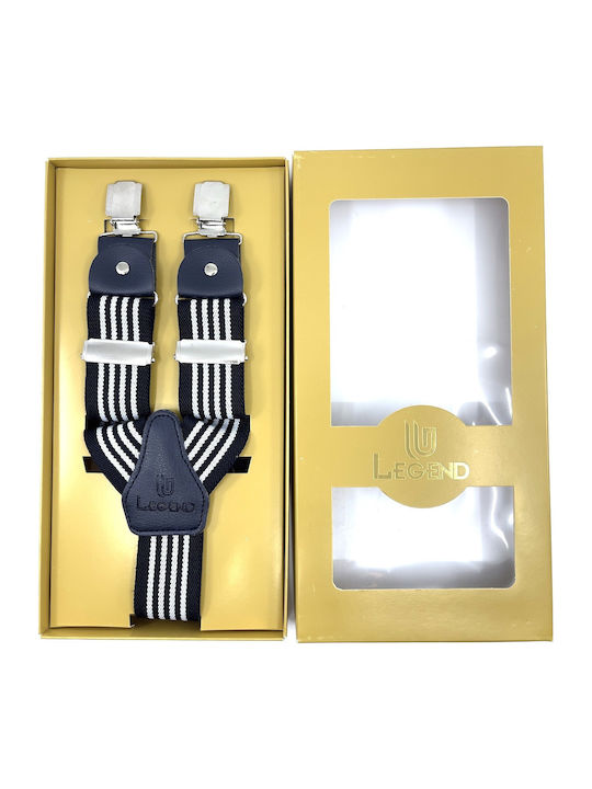 Legend Accessories Тиранти Отпечатани Black/White