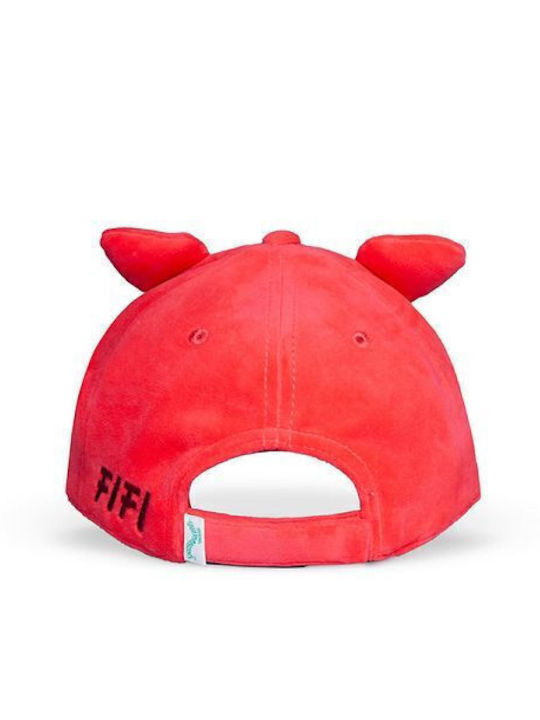 Difuzed Palarie Copii Jockey Tesatura Squishmallows Roșie