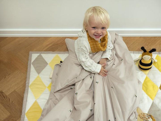 Baby Quilt Baumwolle Yellow 110x140cm