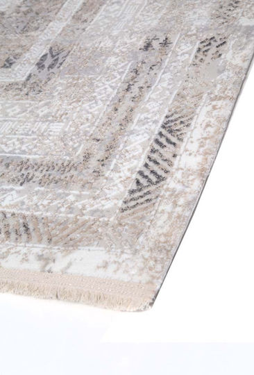 Royal Carpet Modern Bedroom Rugs Set Grey White 11INF5915BBEDESET 3pcs
