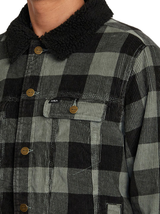 Дълъг Ръкав Рипсено Кадифе Overshirt Многоцветен