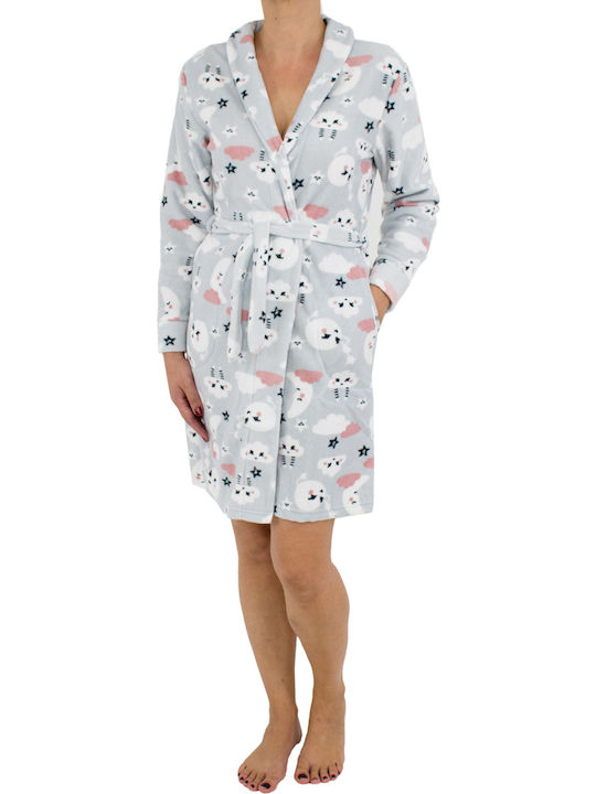 Goodnight Winter Damen Robe Gray
