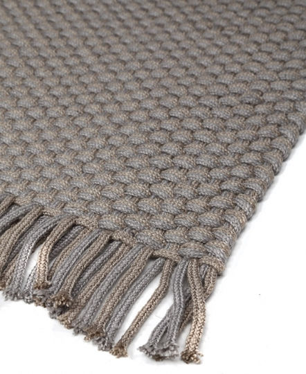 Royal Carpet Duppis OD2 Εξωτερικού Χώρου με Κρόσια 60x90cm Beige Grey 60 x 90 εκ.