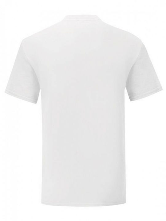 Fruit of the Loom Ανδρικό Διαφημιστικό T-shirt Κοντομάνικο σε Λευκό Χρώμα Fruit of the Loom Ανδρικό Διαφημιστικό T-shirt Κοντομάνικο σε Λευκό Χρώμα