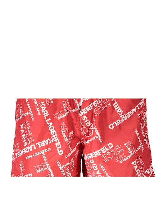 Costum De Baie Bărbați Pantaloni Scurți Roșu