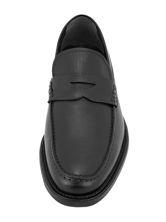 Men's Leather Loafers Black