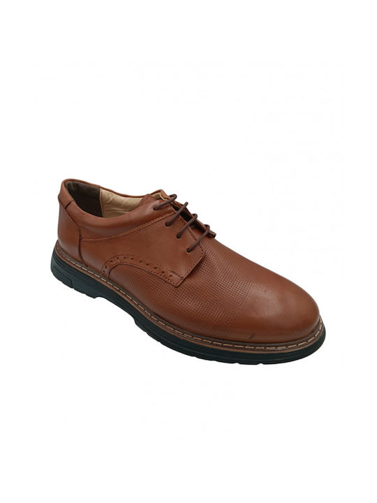 Cockers Leder Herren Oxfords Braun