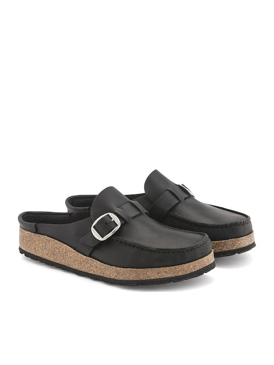 BS Classic Buckley Flat Mules σε Μαύρο Χρώμα