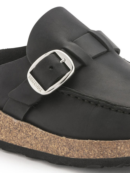BS Classic Buckley Flat Mules σε Μαύρο Χρώμα