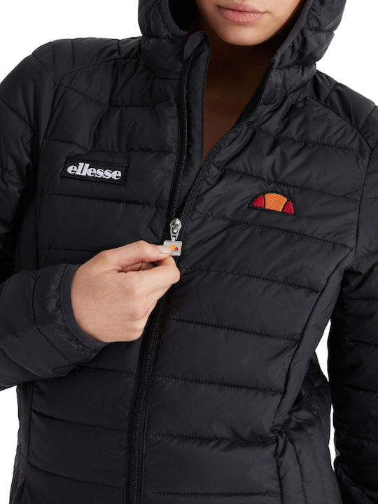 Lompard Women's Short Puffer Jacket for Winter Black