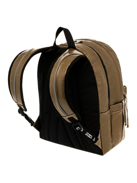 Polo School Bag Backpack Junior High-High School in Beige color