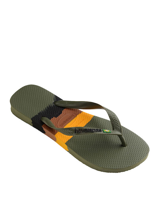 Brasil Tech Men's Flip Flops Khaki