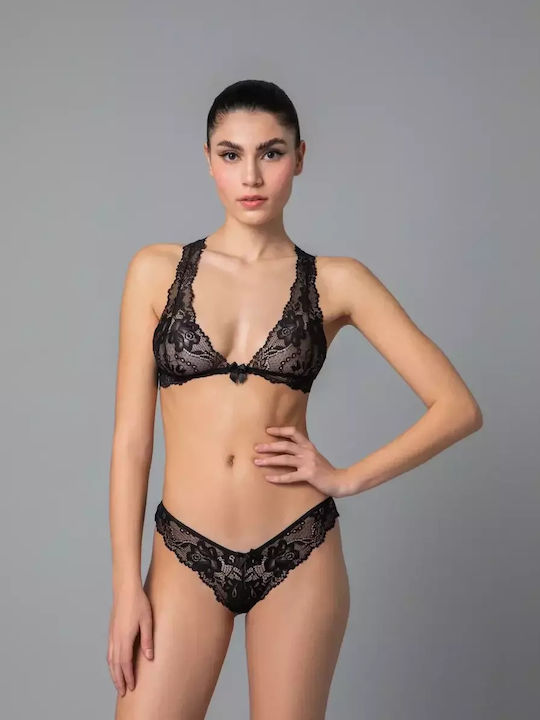 Milena by Paris Bralette Σουτιέν Μαύρο