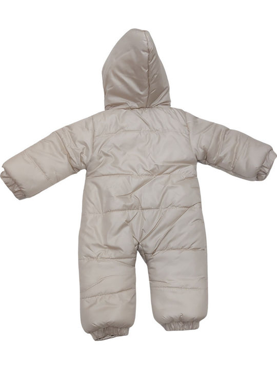 Maibella Kids Baby-Ausgehstrampler Langärmliges Beige