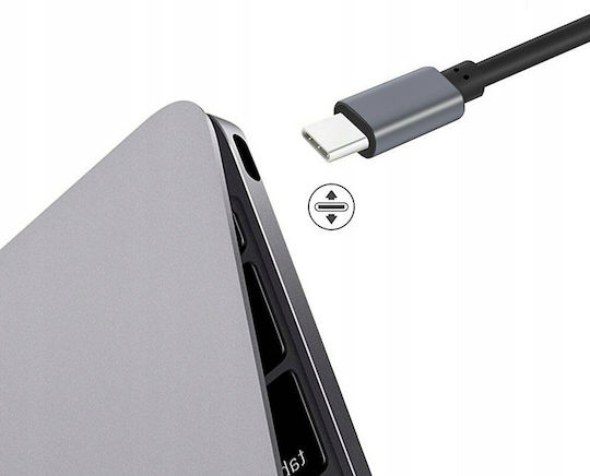 Μετατροπέας HDMI male σε HDMI female Γκρι 1τμχ CO2-0116